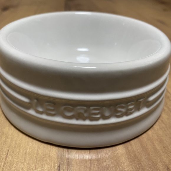 Le Creuset Pet Bowl (S) white For Pet Food Dog/Cat